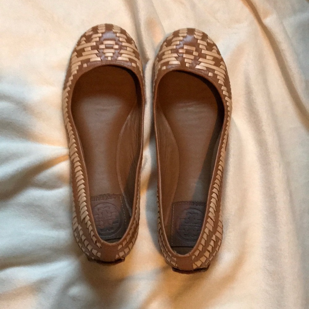 Tory Burch woven leather flats - Picture 2 of 6